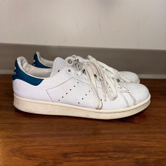 Adidas Women’s Stan Smith Leather Sneakers Shoes - Picture 3 of 9